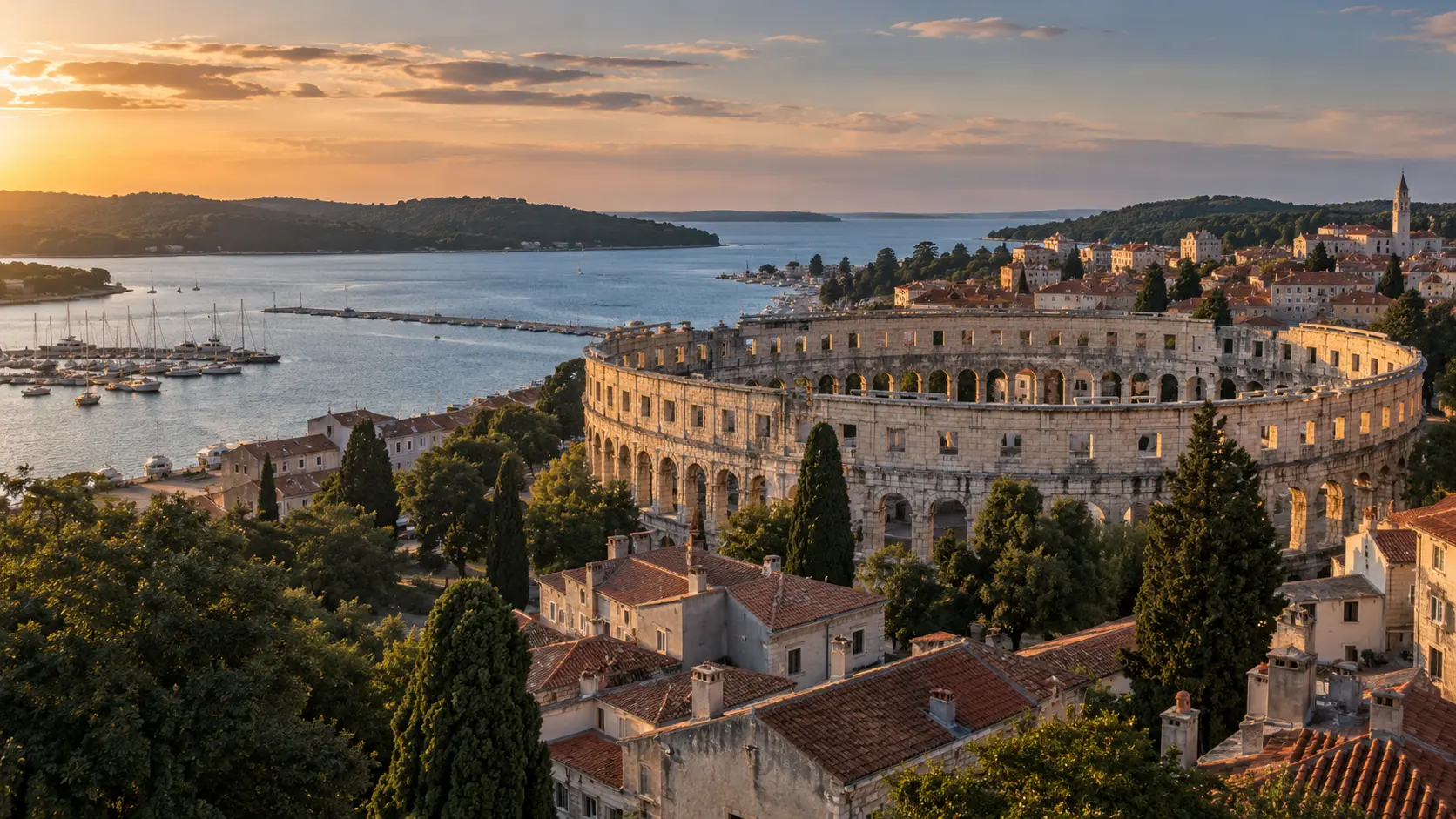 Traditional Istrian villa with a pool and landscaped garden: Pula